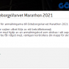 GöteborgsVarvet Marathon 2021